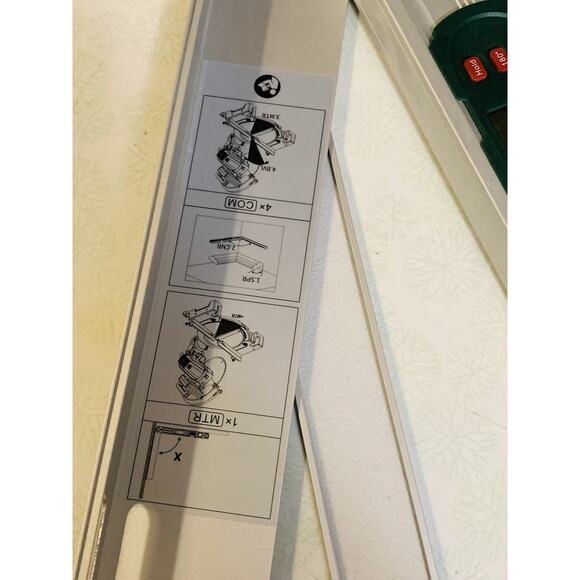 Parkside Digital Angle Finder With Level & Ruler Aluminum Model HG11598 - Picture 7 of 9